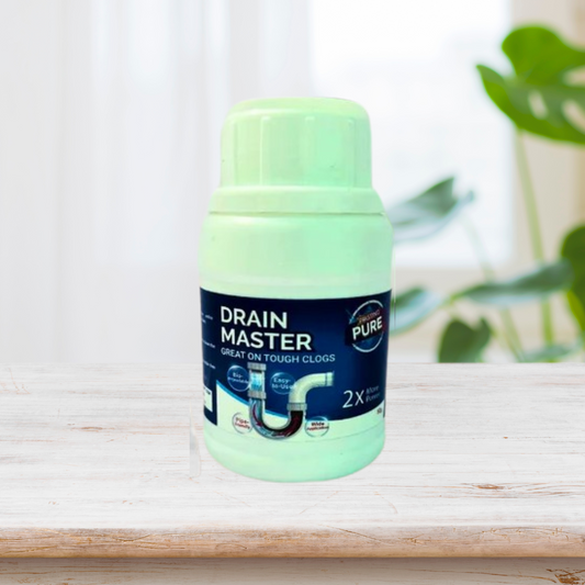 Pristino Pure Drain Master – Powerful Drain Cleaner for Tough Clogs 2X Action Power (PACK OF 12)