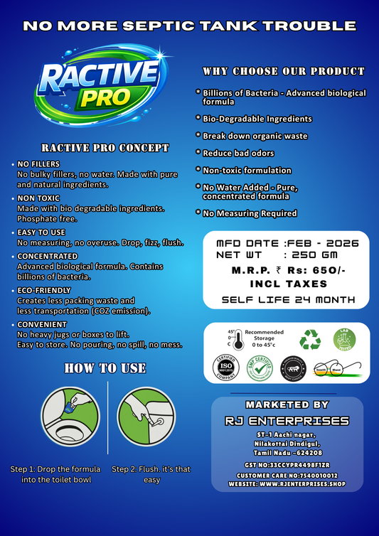 Septic Tank Treatment Powder