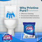 Pristino Pure Combo Pack — Septic Tank Cleaner Powder + Toilet Foam Cleaner (4 x 150g) | Sweet Strawberry Fragrance