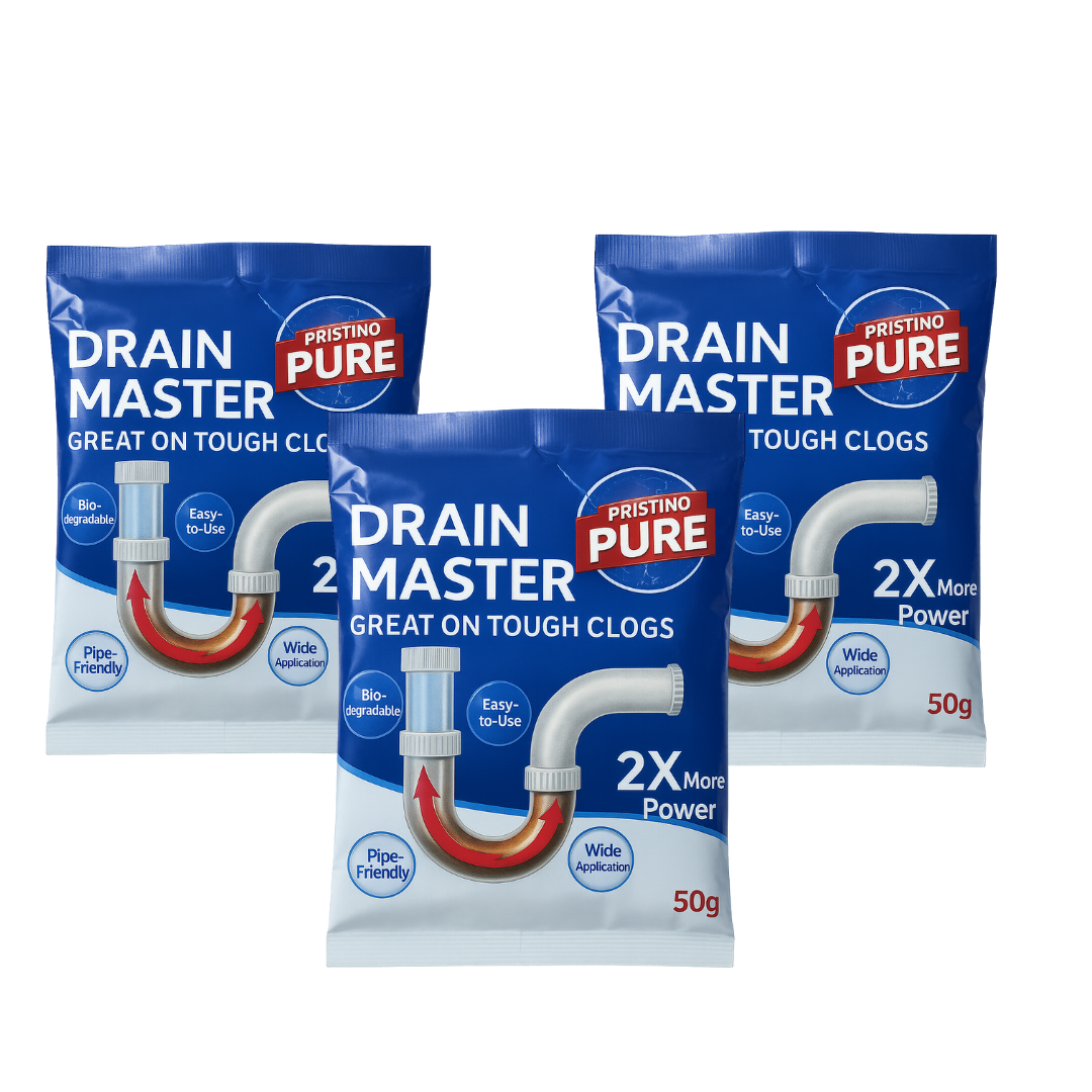 Pristino Pure 4-in-1 Deep Cleaning Combo – Powder, Liquid, Drain Cleaner & Foam | Multi-Surface Shine & Hygiene